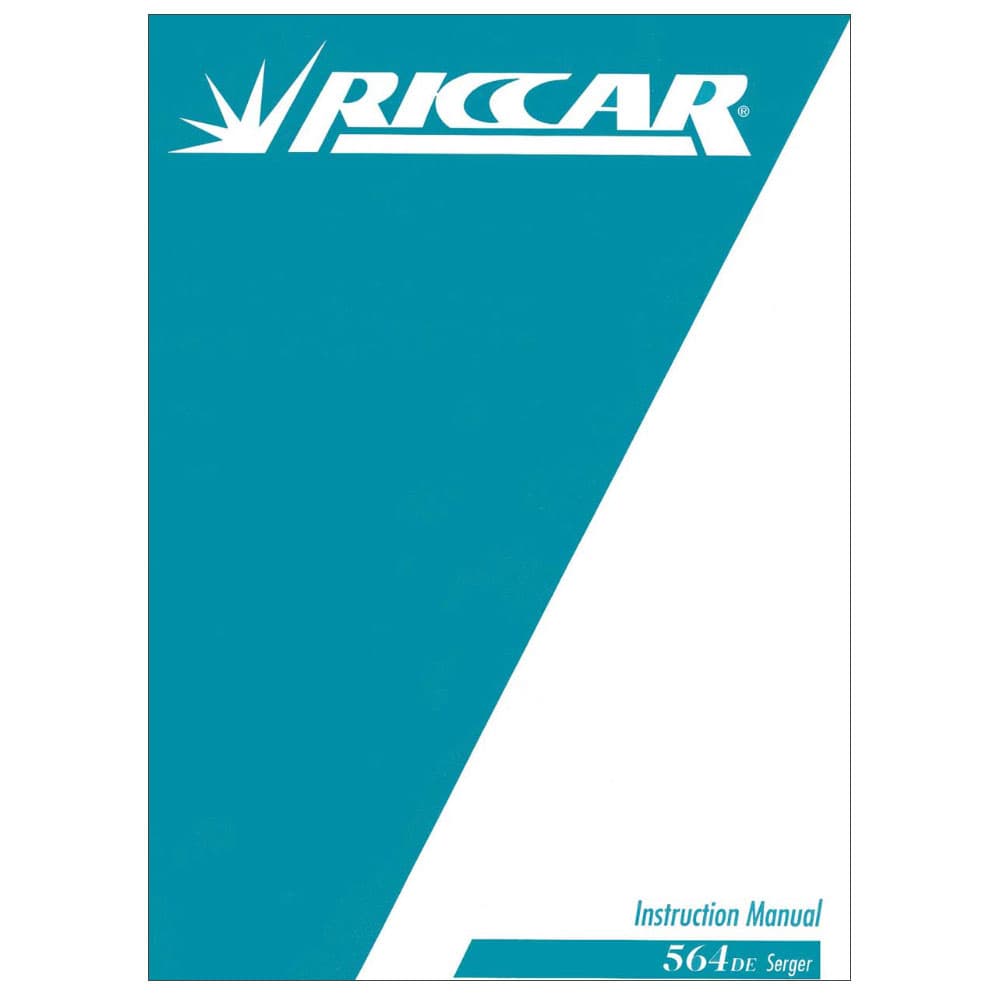 Riccar 564DE Instruction Manual image # 115797