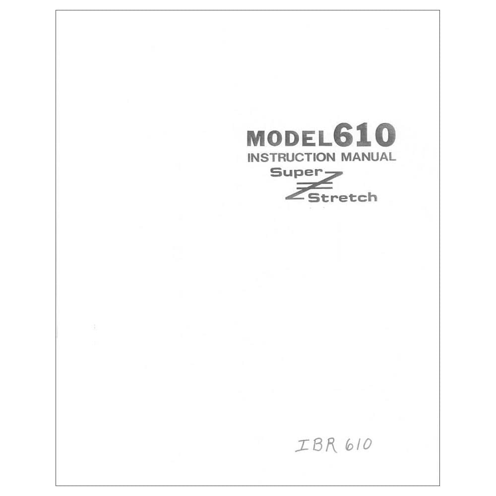 Riccar 610 Instruction Manual image # 115719