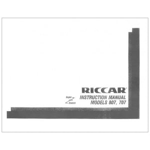 Riccar 707 Instruction Manual image # 115674