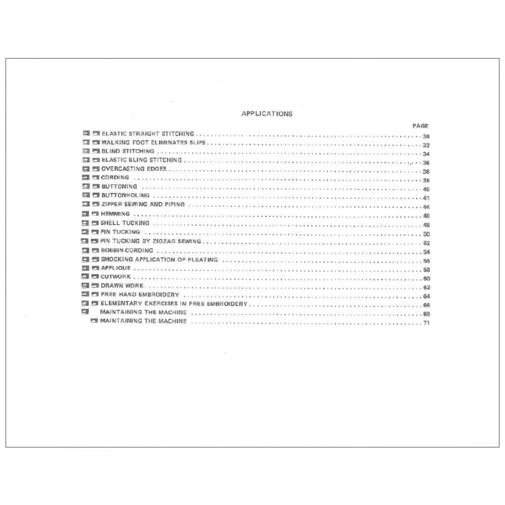 Riccar 707 Instruction Manual image # 115673
