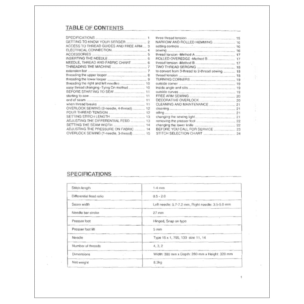 Riccar 739DE Instruction Manual image # 115667
