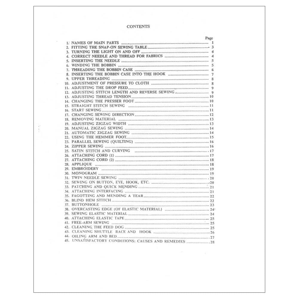 Riccar 7500 Instruction Manual image # 115661