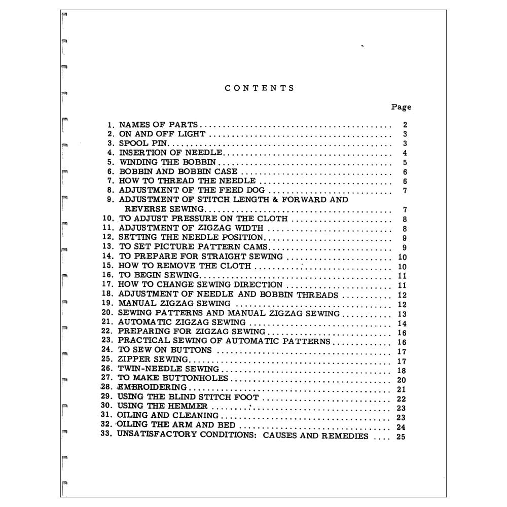Riccar 777 Instruction Manual image # 115636
