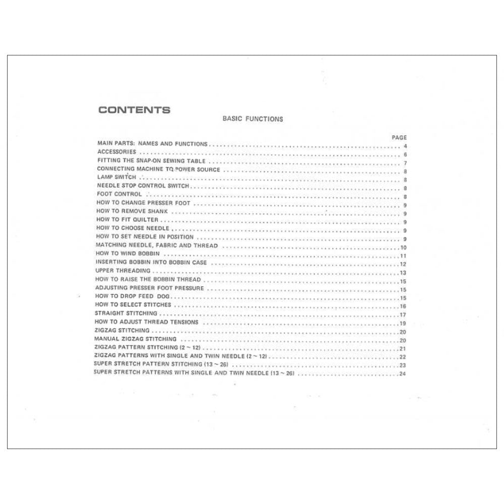 Riccar 808E Instruction Manual image # 115522