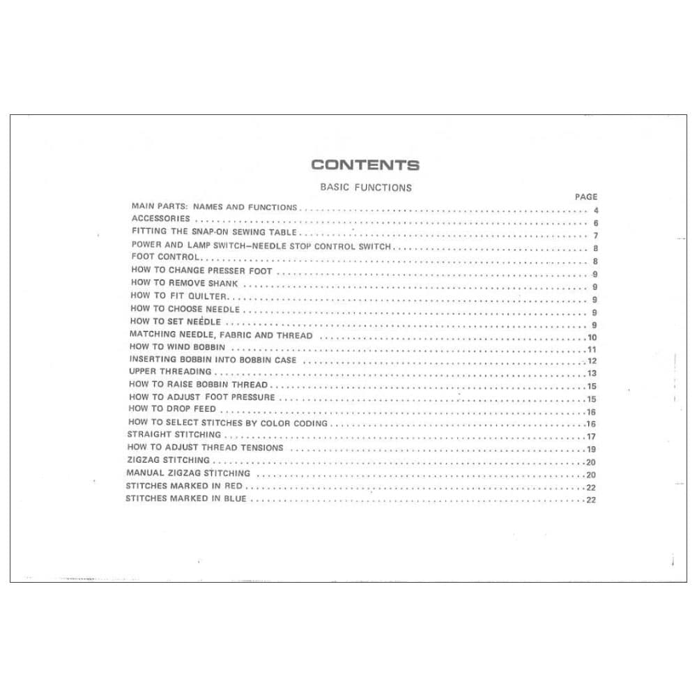 Riccar 906E Instruction Manual image # 115478