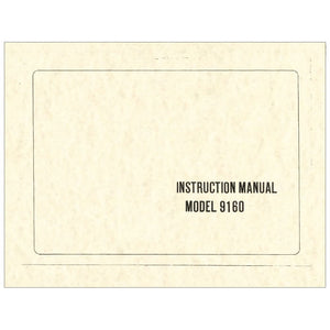 Riccar 9160 Instruction Manual image # 115446