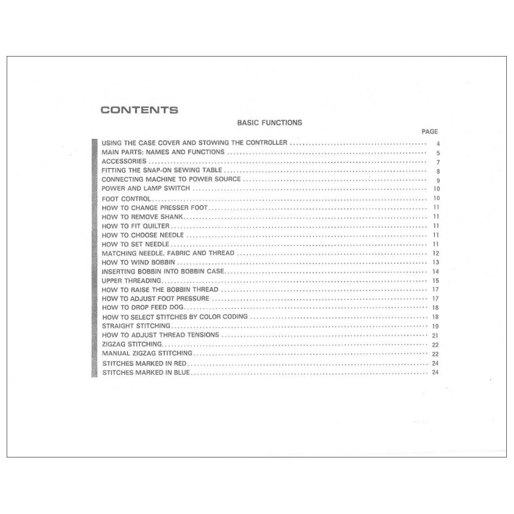 Riccar 9600 Instruction Manual image # 115430