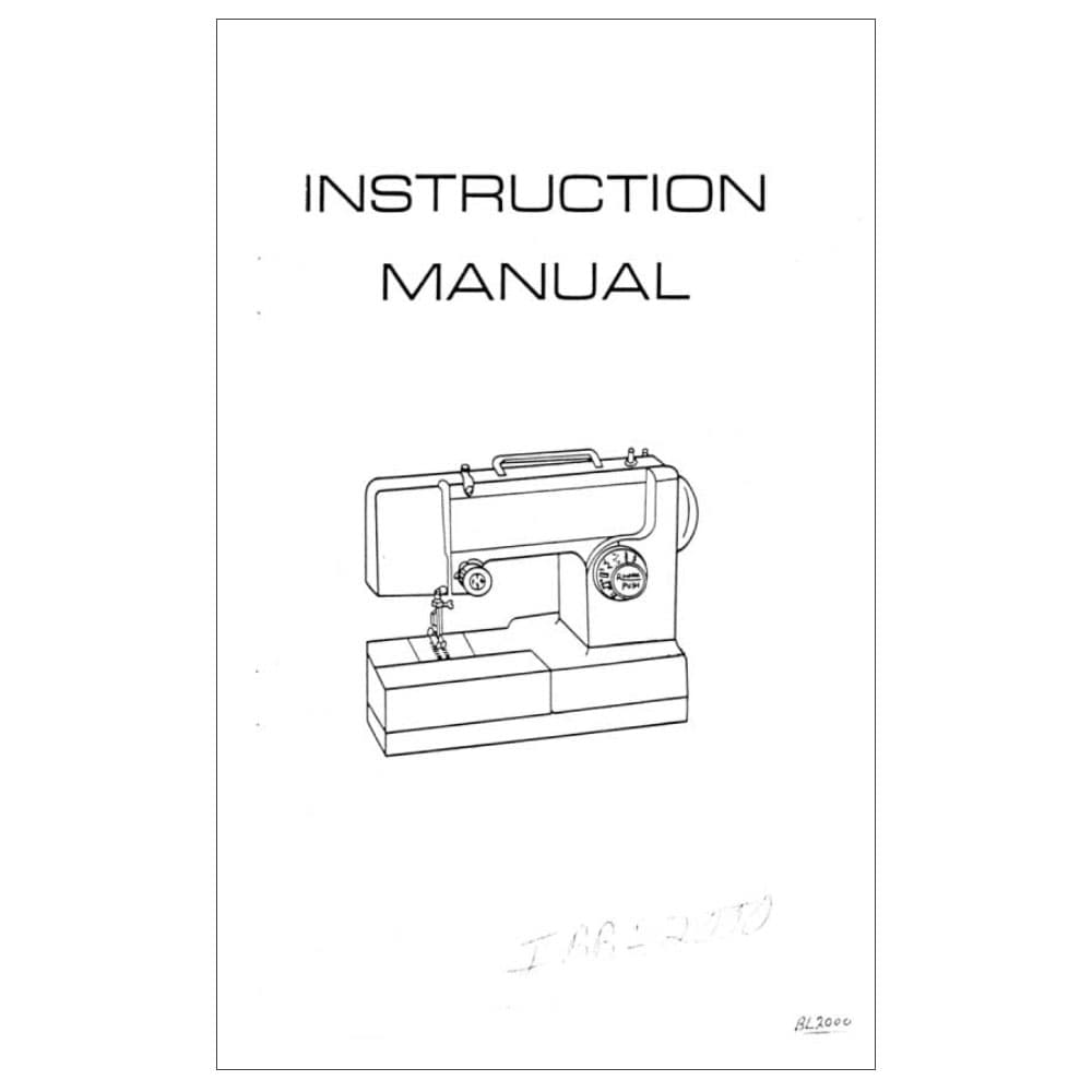 Riccar BL2000 Instruction Manual image # 115400