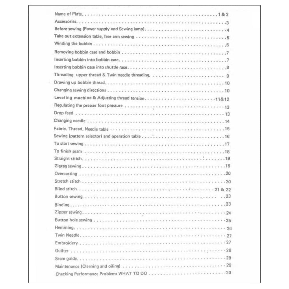 Riccar R700 Instruction Manual image # 115143