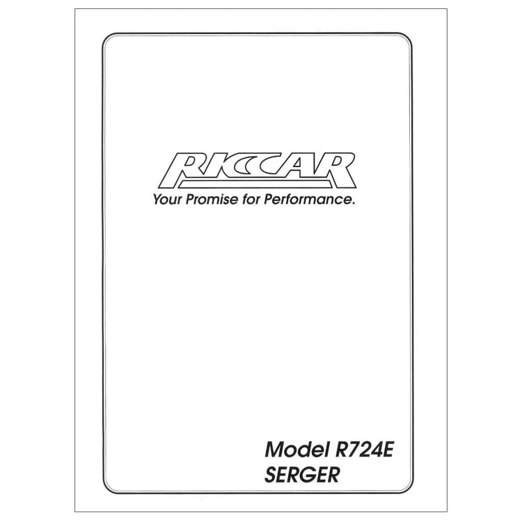 Riccar R724E Instruction Manual image # 115138