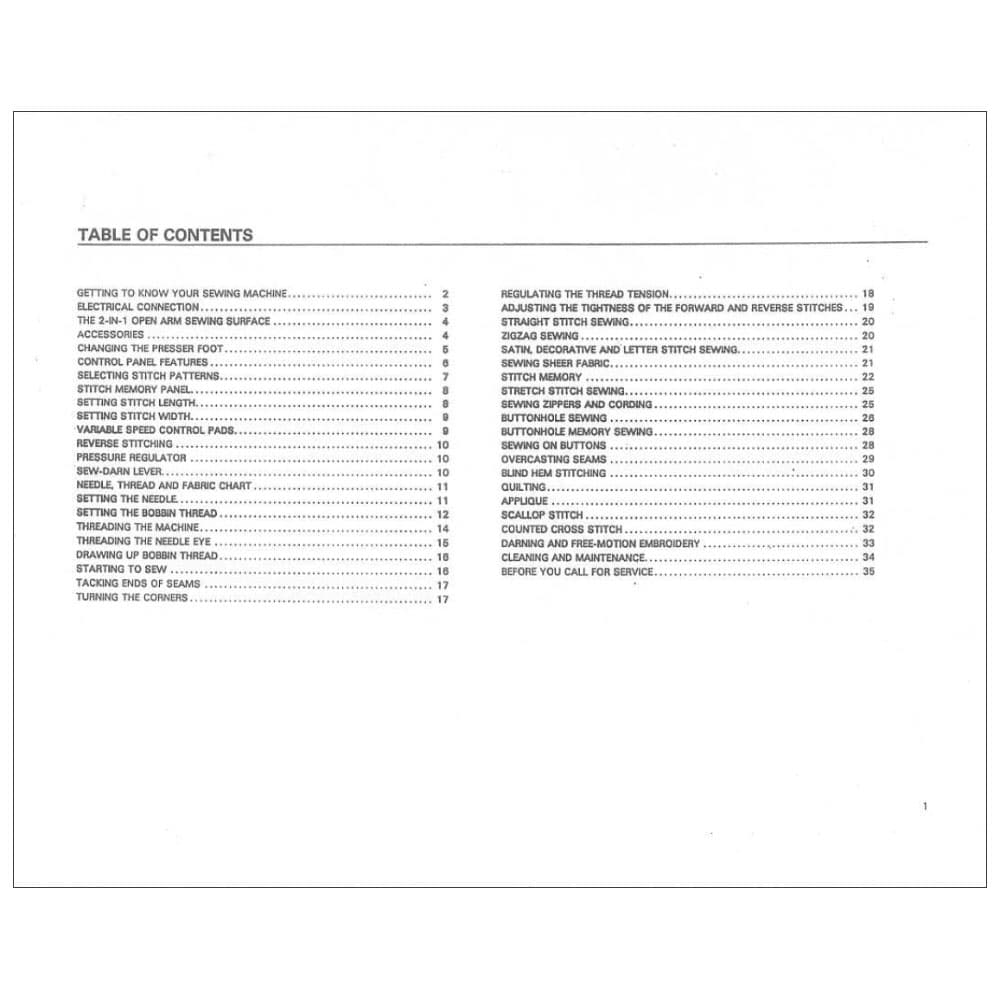 Riccar REC5900 Instruction Manual image # 115082