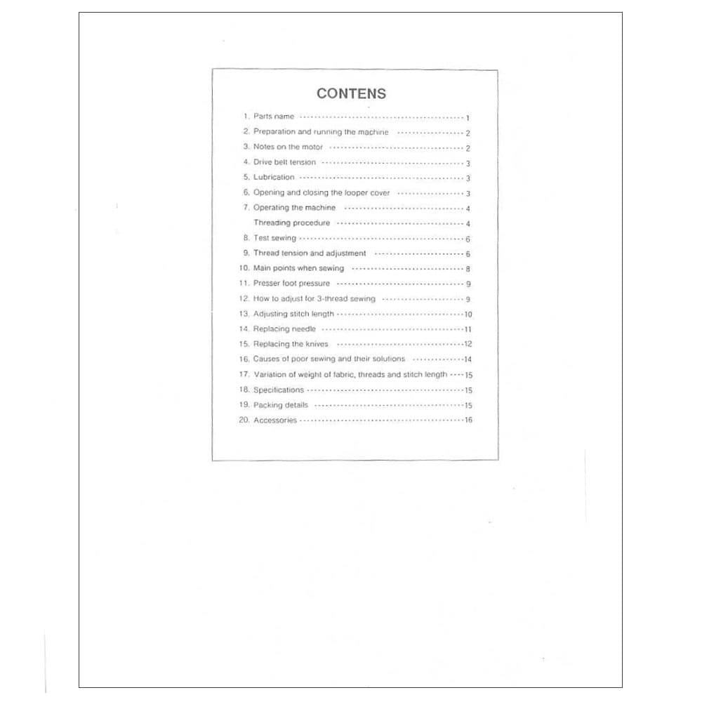 Riccar RL343 Instruction Manual image # 115046