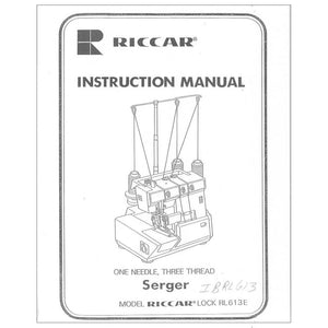 Riccar RL613 Instruction Manual image # 115031