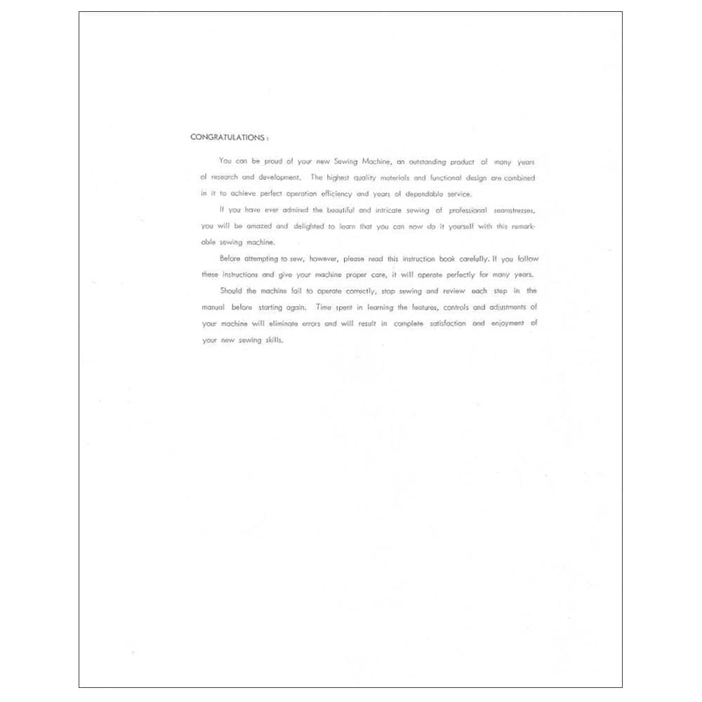 Riccar RZ104B Instruction Manual image # 114975