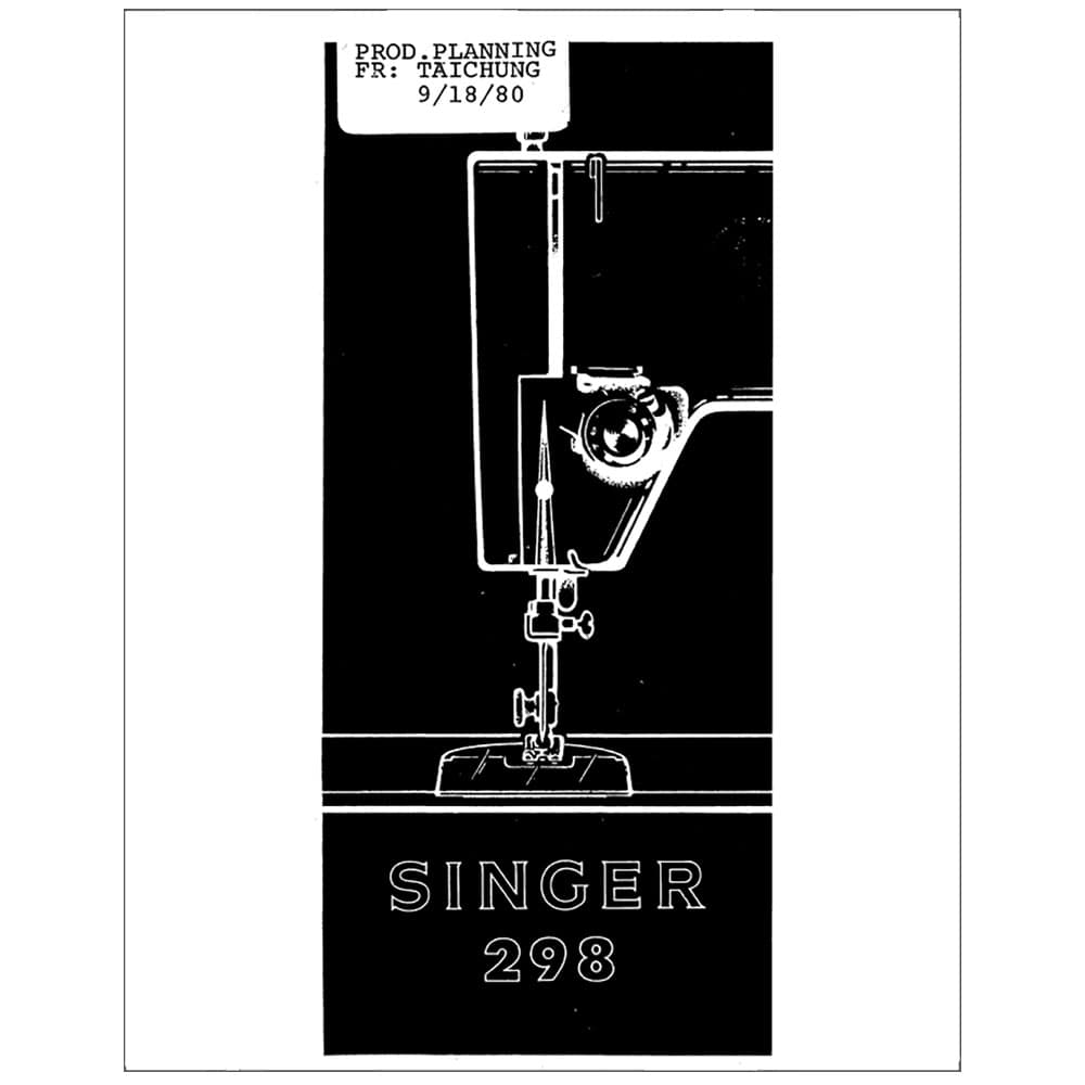 Singer 298 Instruction Manual image # 114655