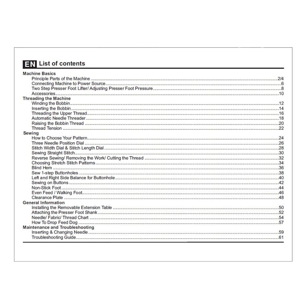 Singer 4452 Instruction Manual image # 114714