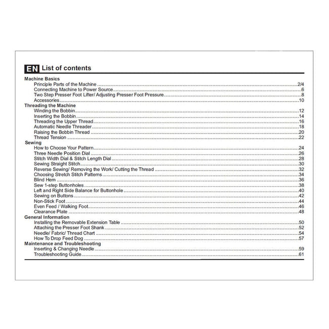 Singer 4452 Instruction Manual