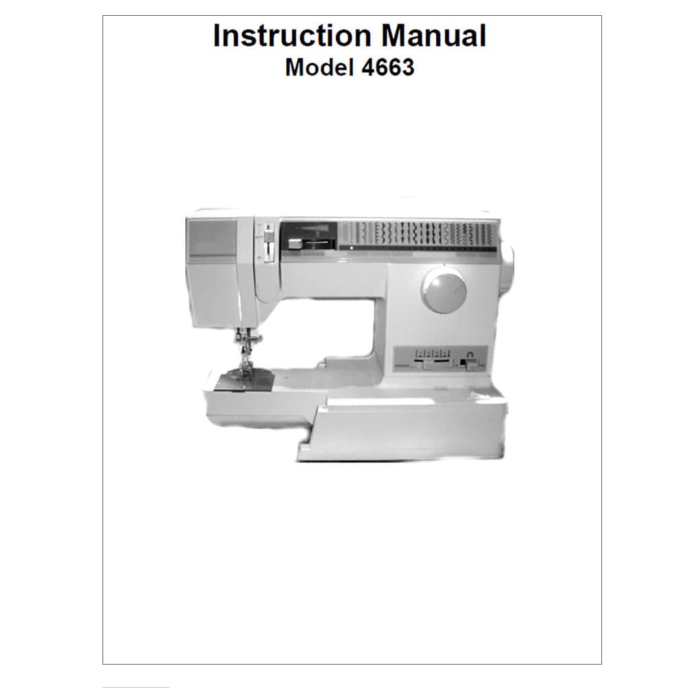 Singer 4663 Instruction Manual image # 114592