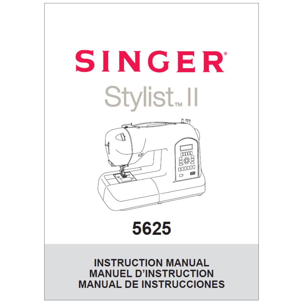 Singer 5625 Stylist II Instruction Manual