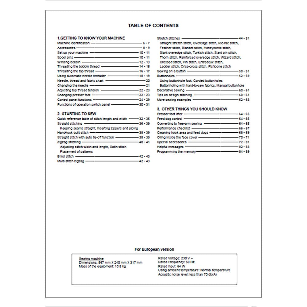 Singer Modern Quilter 8500Q Instruction Manual image # 114628