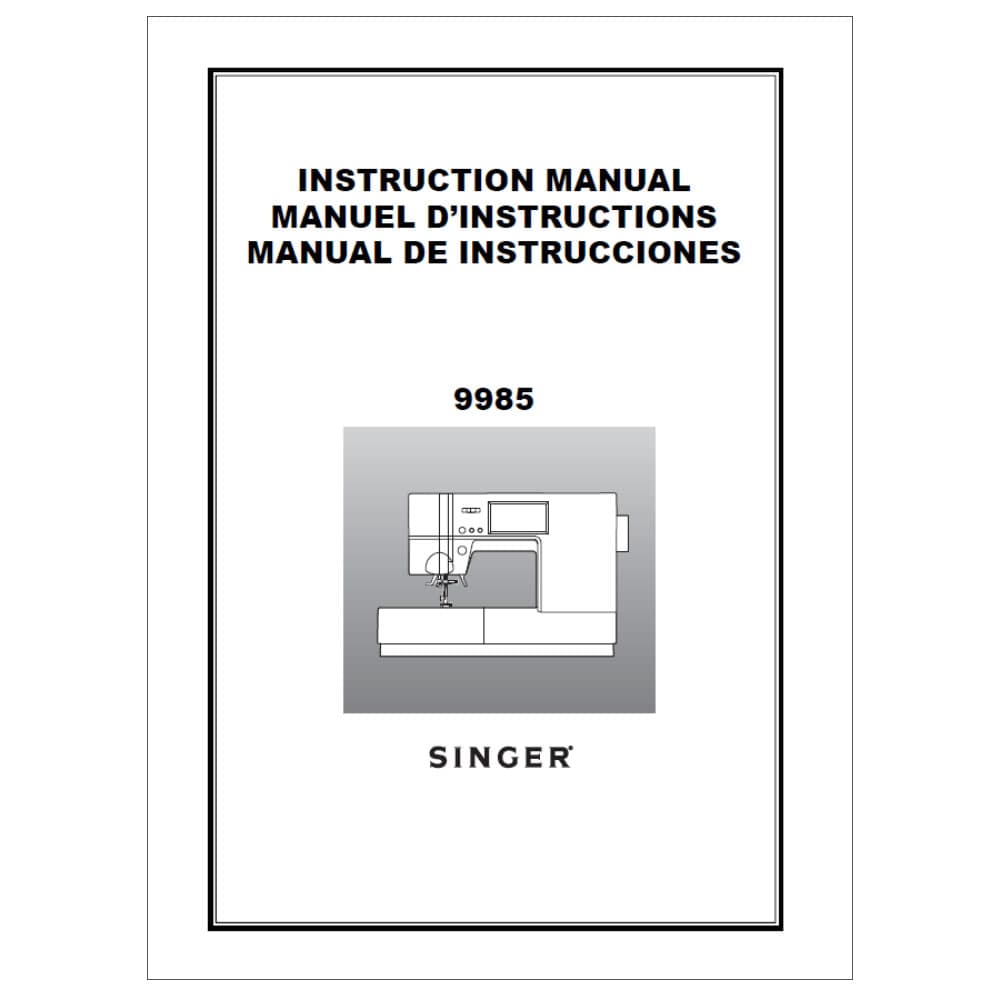 Singer 9985 Instruction Manual image # 114570