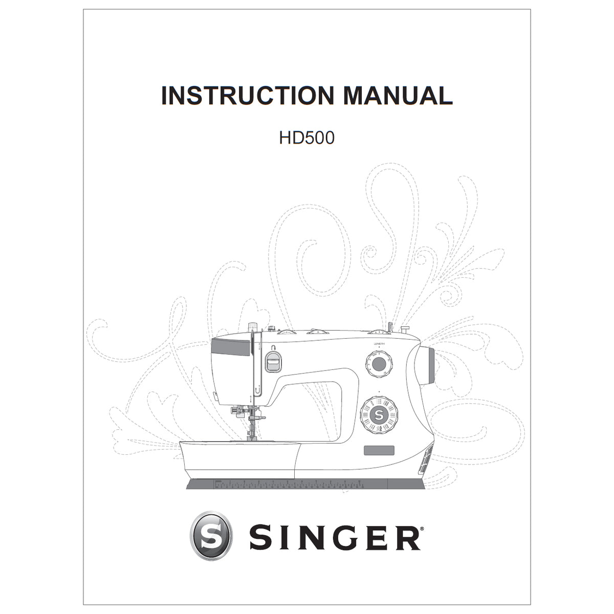Singer Hd500 Singer HD500 Instruction Manual