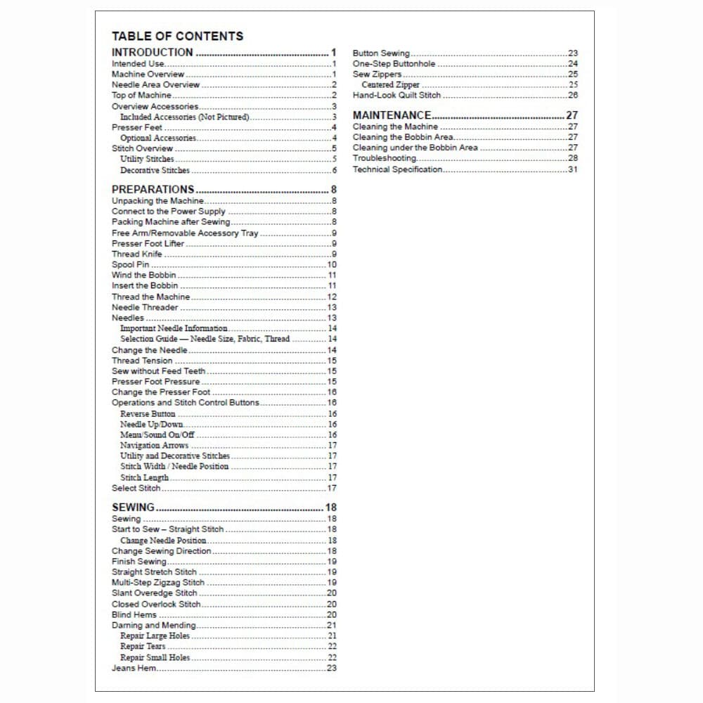 Singer HD6620C Instruction Manual image # 114442
