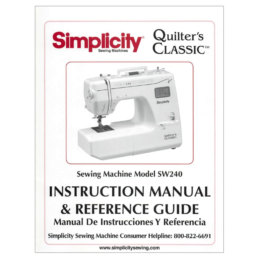Simplicity SW240 Instruction Manual image # 114633