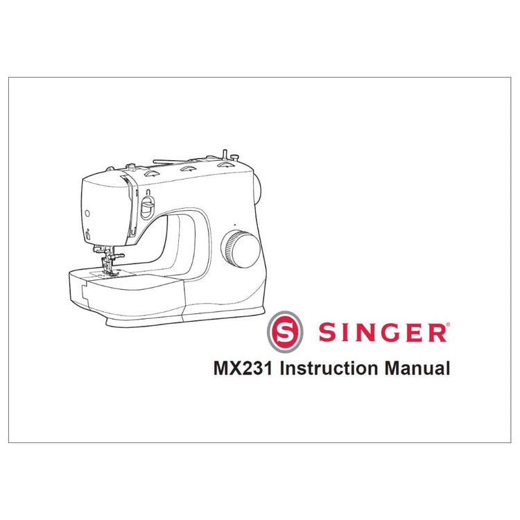 Singer MX231 Instruction Manual image # 114616