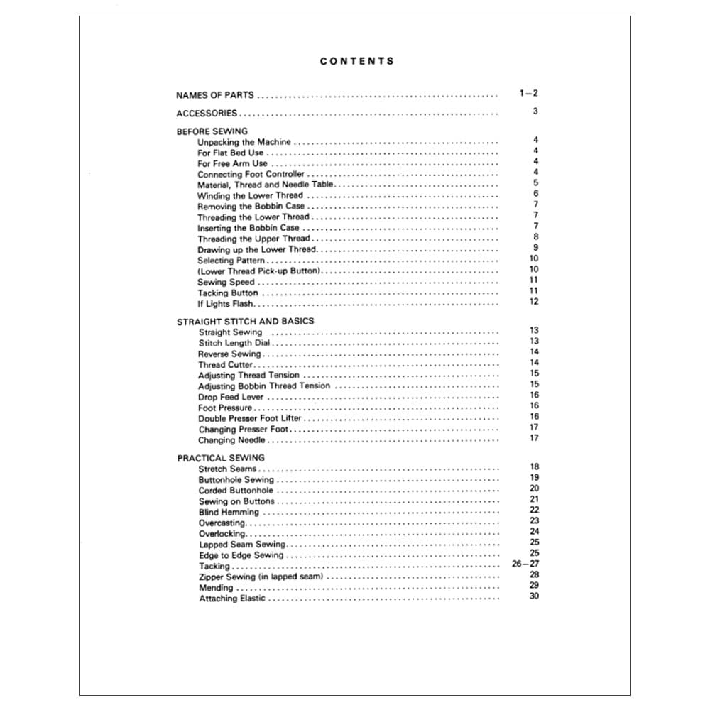 White 4000 Instruction Manual image # 114876