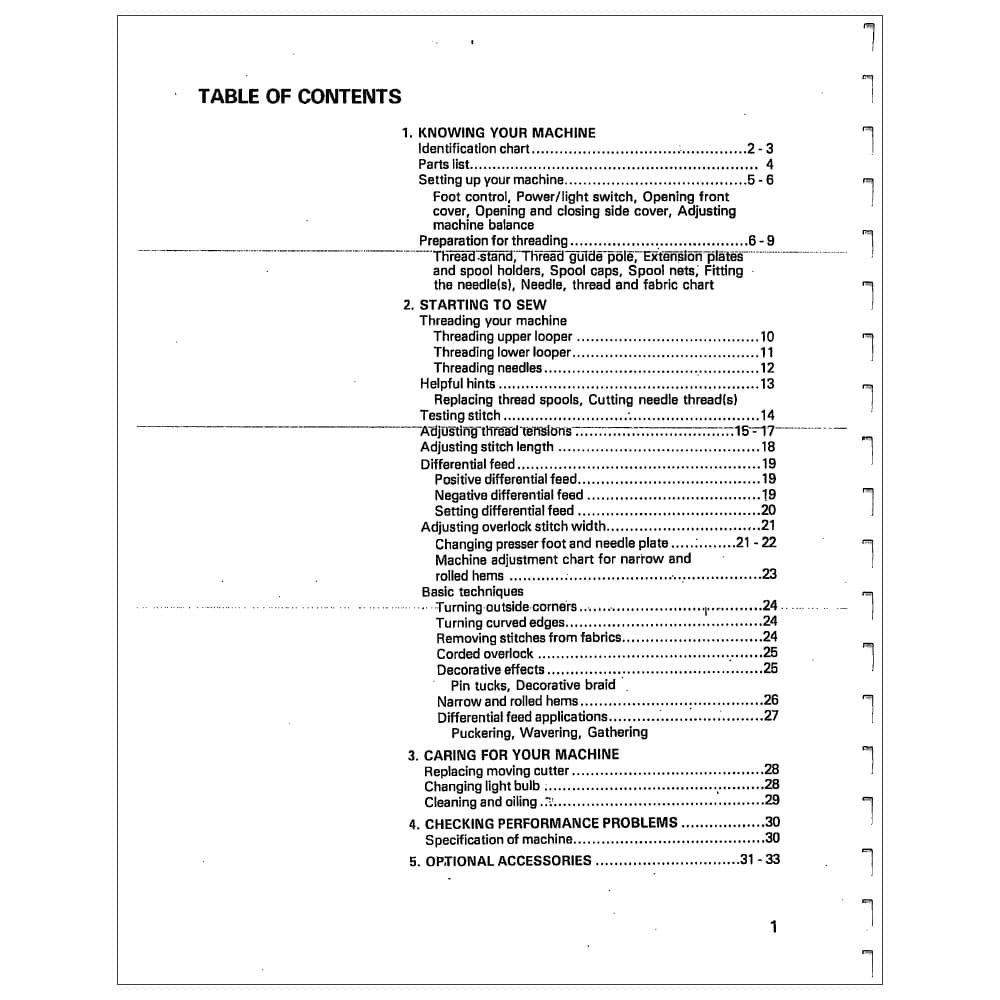 White 734D Instruction Manual image # 114896