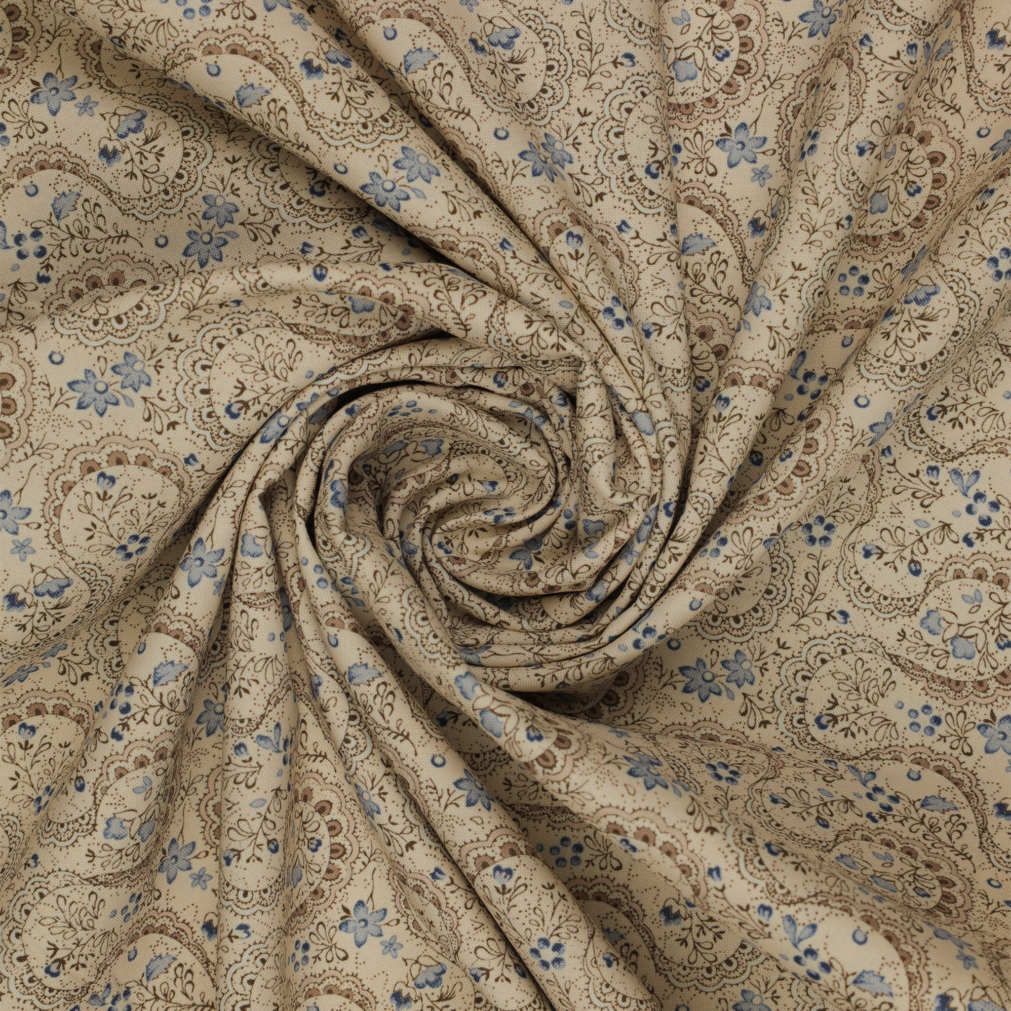 Isabella Fabric Collection - Swirling Lace Cream: PBISAB06409NE swirled