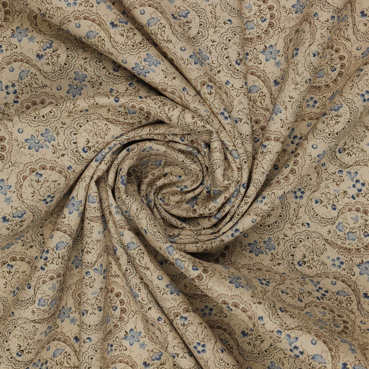 Isabella Fabric Collection - Swirling Lace Cream: PBISAB06409NE swirled