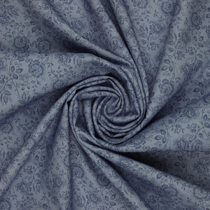 Isabella Fabric Collection - Allover Roses Blue: PBISAB06410B swirled