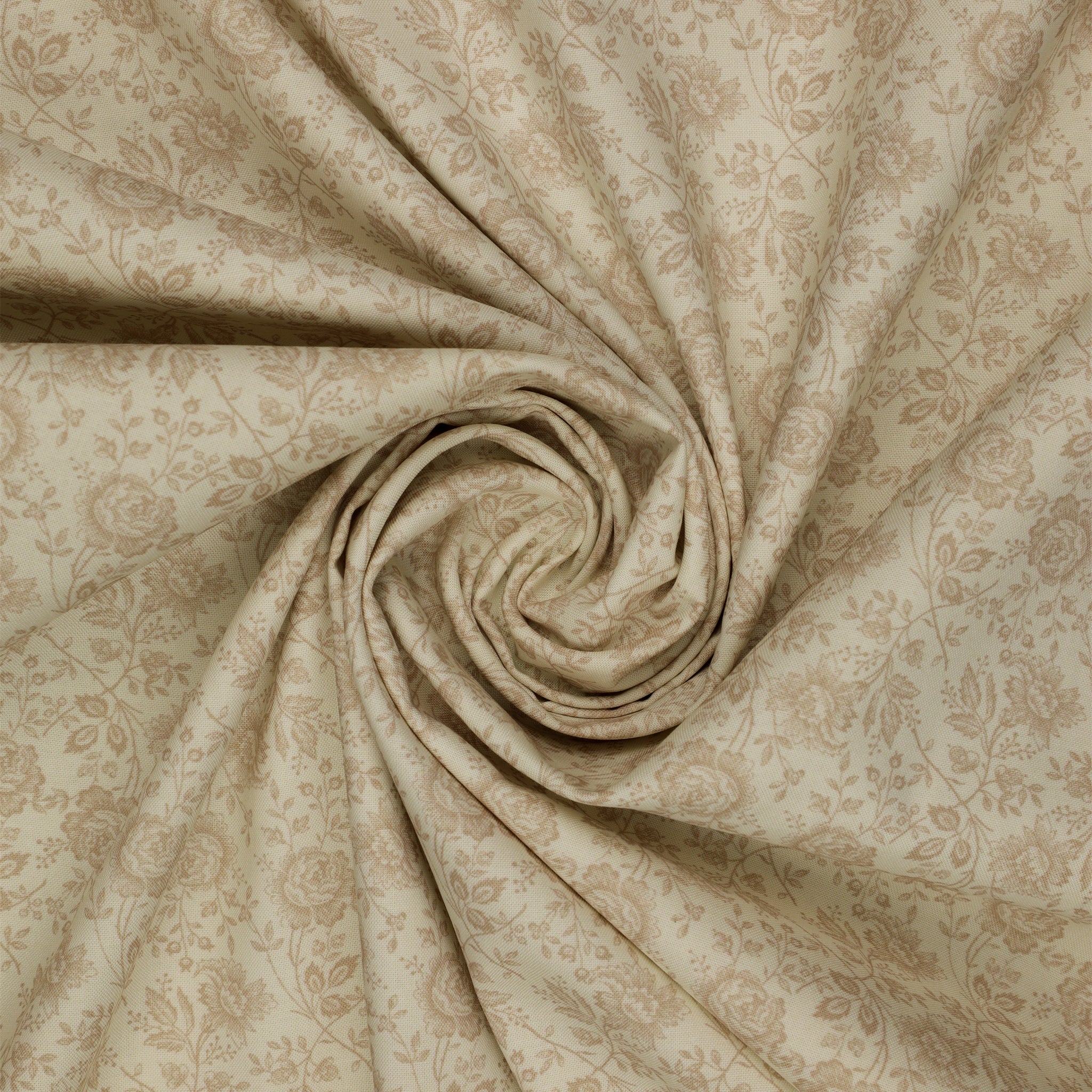 Isabella Fabric Collection - Allover Roses Cream: PBISAB06410E swirled