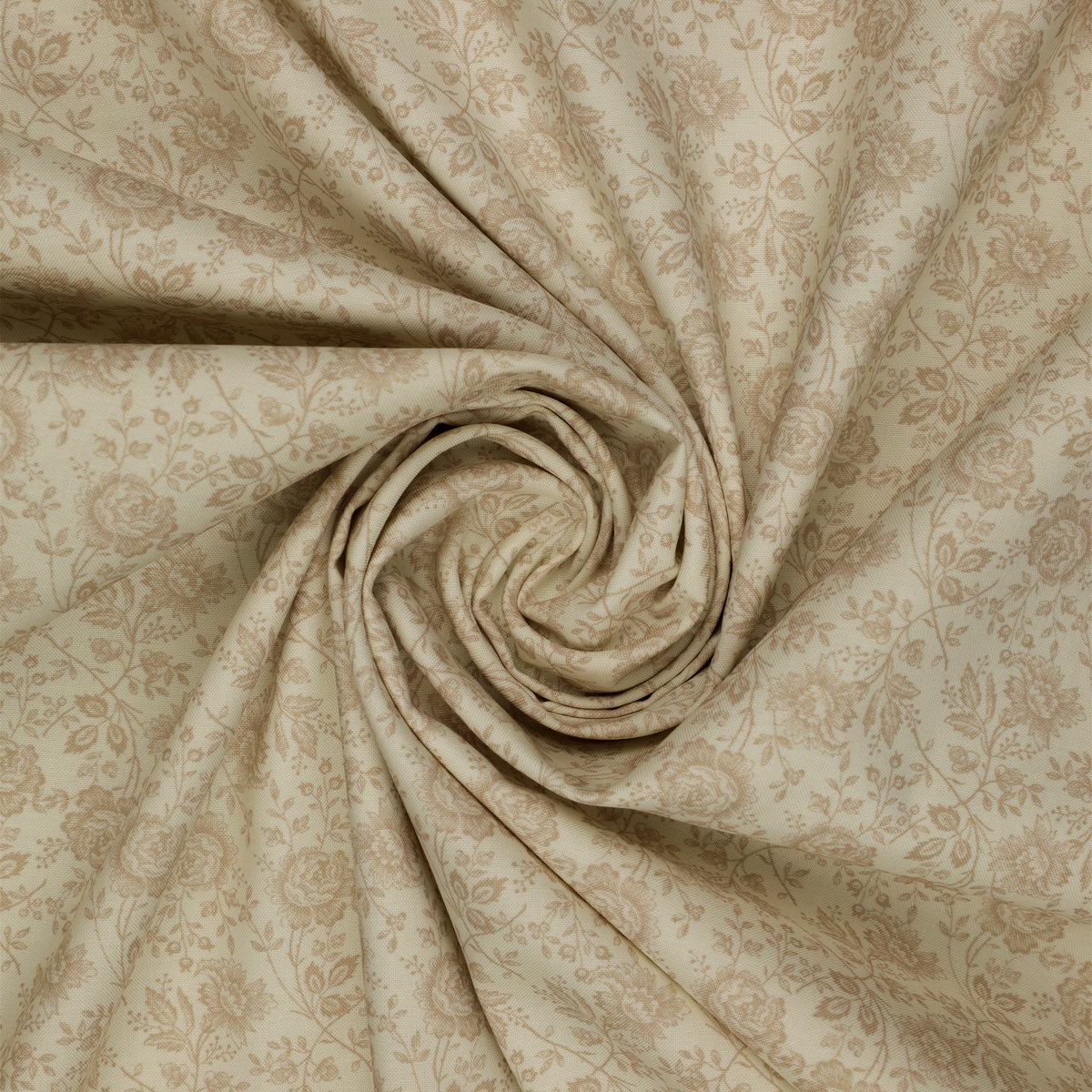 Isabella Fabric Collection - Allover Roses Cream: PBISAB06410E swirled