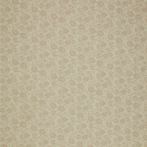 Isabella Fabric Collection - Allover Roses Cream: Cream with soft beige roses and leafy stems in a subtle tonal floral pattern PBISAB06410E