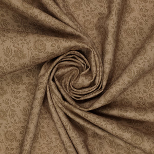 Isabella Fabric Collection - Allover Roses Brown: PBISAB06410LZ swirled