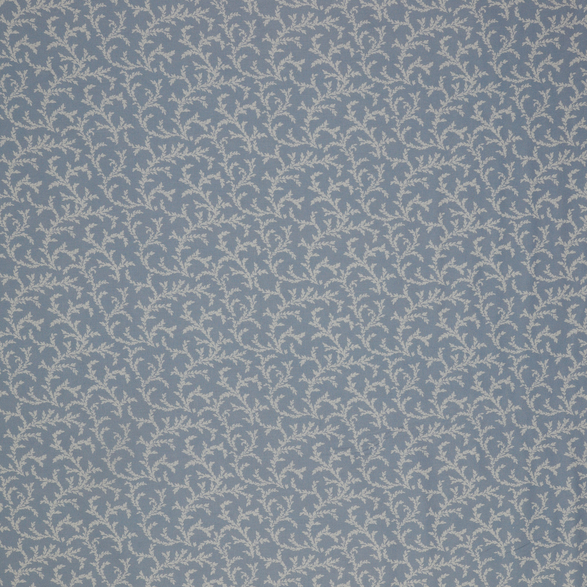 Isabella Fabric Collection - Vines Blue: Blue with delicate white leafy vines in a graceful allover repeating pattern PBISAB06411B