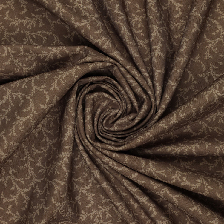 Isabella Fabric Collection - Vines Brown: PBISAB06411Z swirled