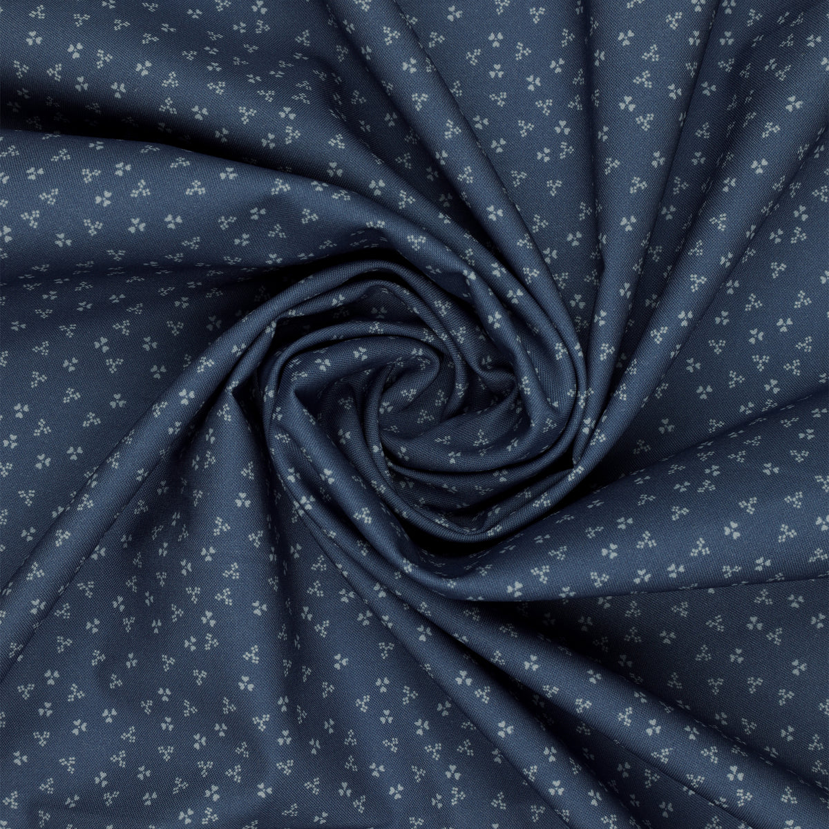 Isabella Fabric Collection - Ditzy Hearts Blue: PBISAB06412B swirled