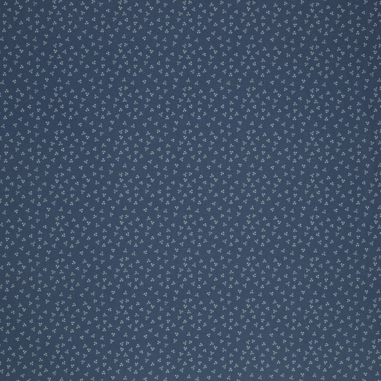 Isabella Fabric Collection - Ditzy Hearts Blue: Blue with tiny cream hearts and dotted heart motifs in a scattered repeat PBISAB06412B