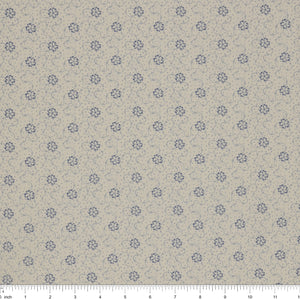 Isabella Fabric Collection - Flower Chain White: PBISAB06413EB with ruler for scale