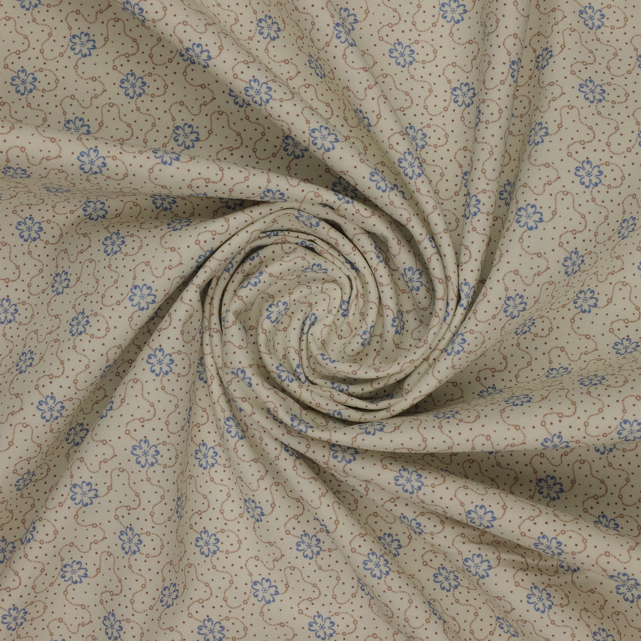 Isabella Fabric Collection - Flower Chain Cream: PBISAB06413E swirled