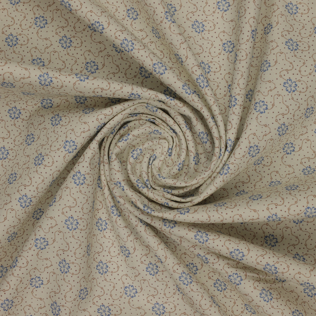 Isabella Fabric Collection - Flower Chain Cream: PBISAB06413E swirled