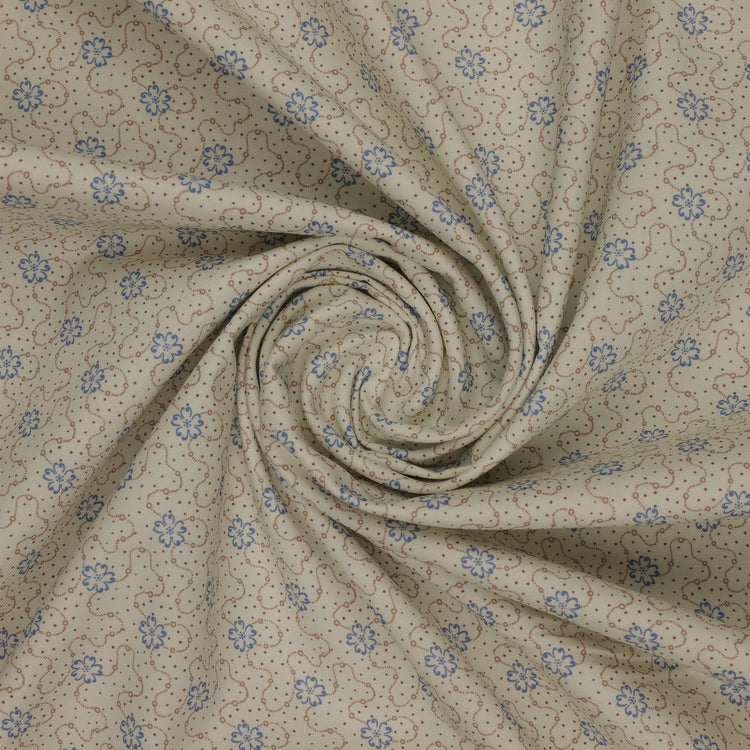 Isabella Fabric Collection - Flower Chain Cream: PBISAB06413E swirled