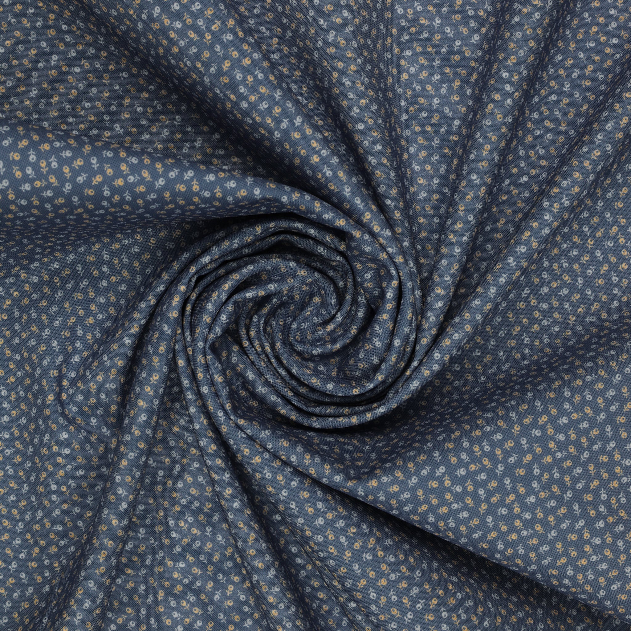 Isabella Fabric Collection - Ditzy Buds Blue: PBISAB06414B swirled