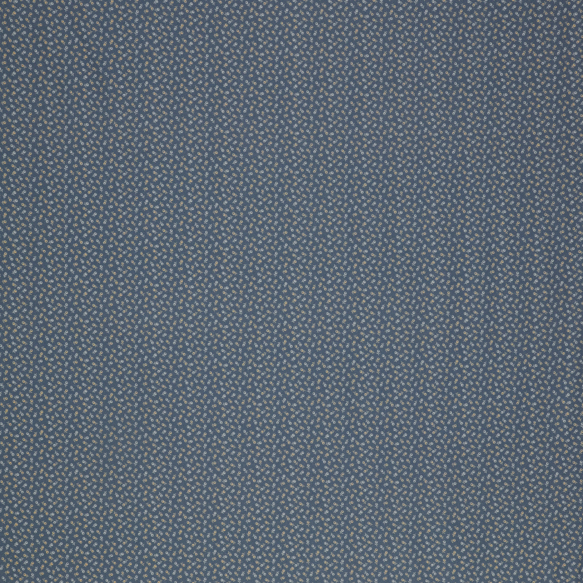 Isabella Fabric Collection - Ditzy Buds Blue: Blue with tiny cream and blue floral buds in a small-scale repeating pattern PBISAB06414B