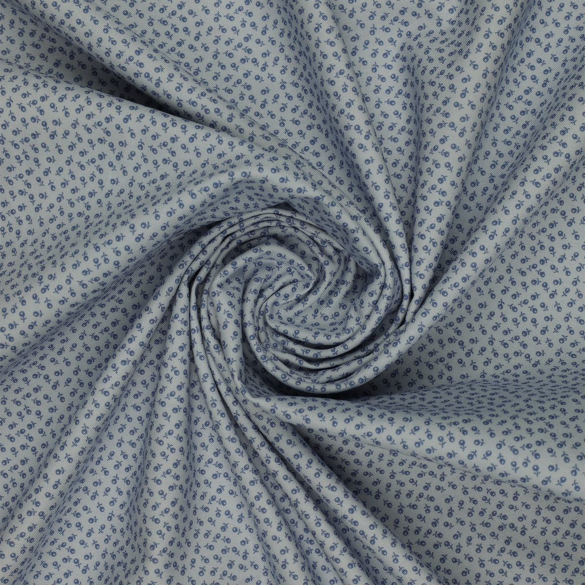 Isabella Fabric Collection - Ditzy Buds Light Blue: PBISAB06414LB swirled