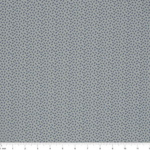 Isabella Fabric Collection - Ditzy Buds Light Blue: PBISAB06414LB with ruler for size